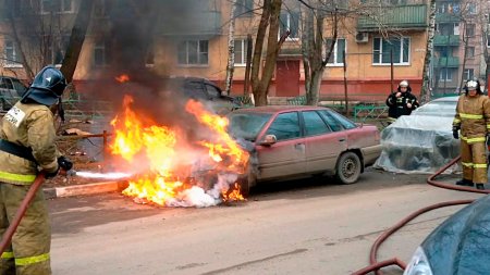 Пожар в автомобиле